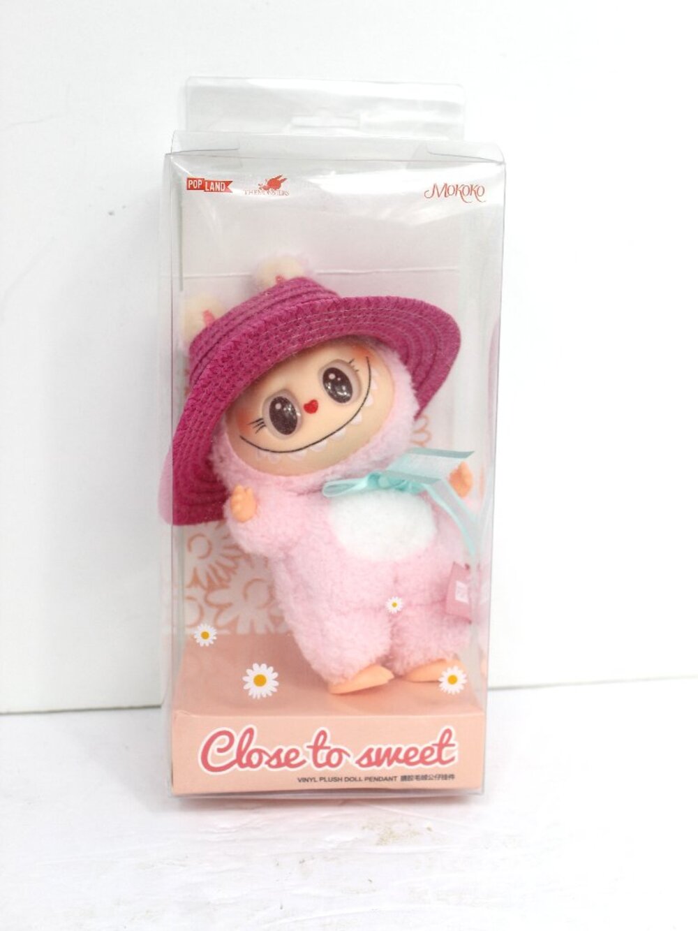 POP MART "THE MONSTERS" MOKOKO "CLOSE TO SWEET" PLUSH 10.25" X 4 3/8" X 4 3/8"